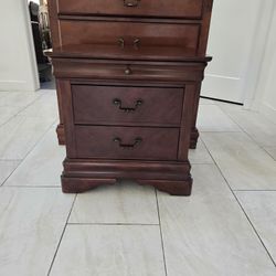 Beautiful Armoire Dresser With Matching Nightstand 