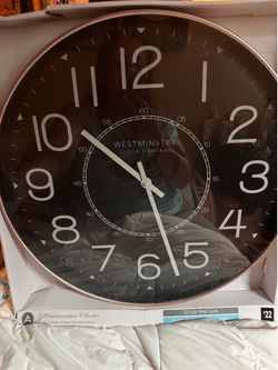 Westminster Clock Company 20-Inch Wall Clock