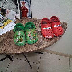 Crocs And Vans Size 2 Y