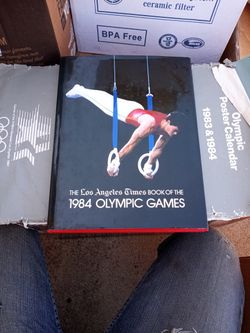 Olympic games book and Memorabilia 1984