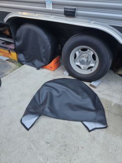 RV tires. cover. Black New. 12 $ each.....