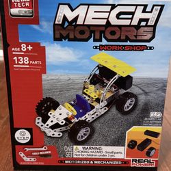 Metal Tech Mech Motors Workshop 138 Parts Brand New