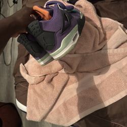 Jordan 4s In Purple 