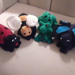 Vintage 1993 Plush Creations Glove Hand Puppets