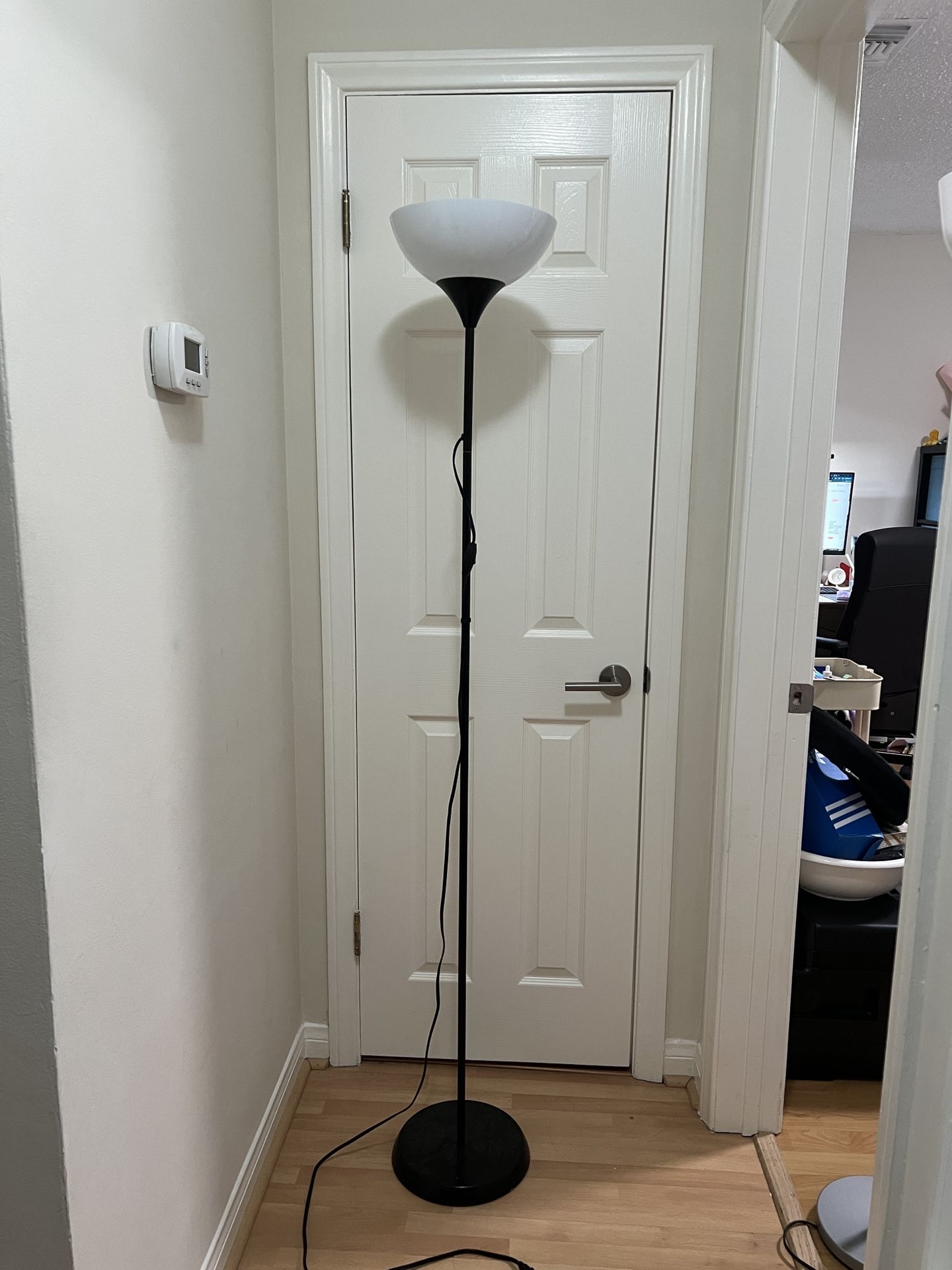 IKEA TAGARP Floor Lamp Black, Light bulb Included