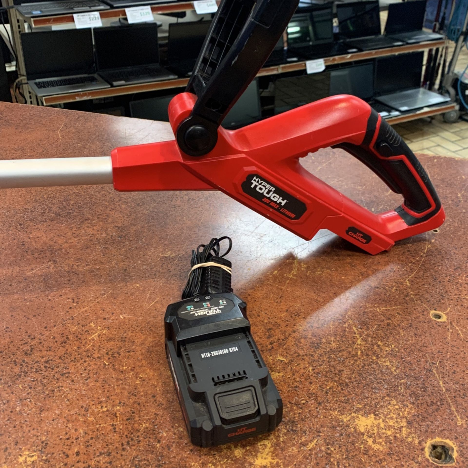Hyper Tough 12” 20v Weed Trimmer W/ Battery&Charger for Sale in San