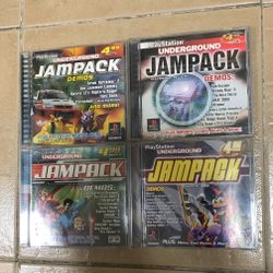 PlayStation 1 JAMPACK DEMOS ALL complete Nice Condition 