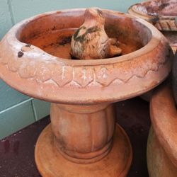 CERAMIC BIRD FOUNTAIN 