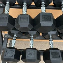New Dumbell Weights 20-45 LBs