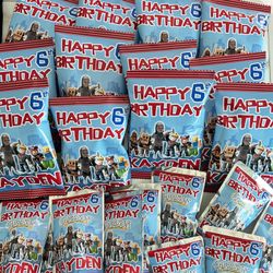 Roblox Chip Bags Party Favors ( Any Theme)