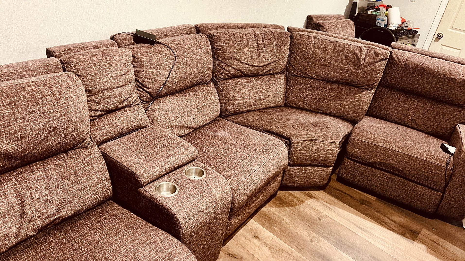 5 Piece Recliner Sofa