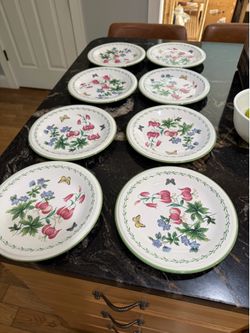 Salad Plate Garden Bloom by Studio Nova a set of 8
