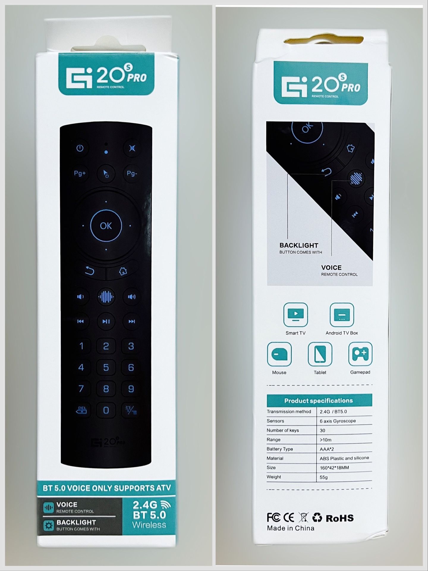 G20S Pro BT/2.4G Air Mouse Remote Control