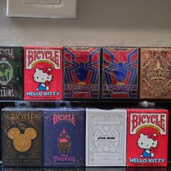 Playing Cards ♠️ Disney Marvel Spider-Man Hello Kitty Harry Potter 