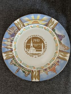 1940 GOLDEN GATE International EXPOSITION Plate - Homer Laughlin