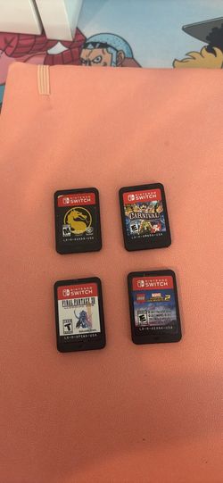 4 Nintendo Switch Games