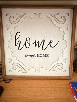 Home Sweet Home Farmhouse Wood Sign