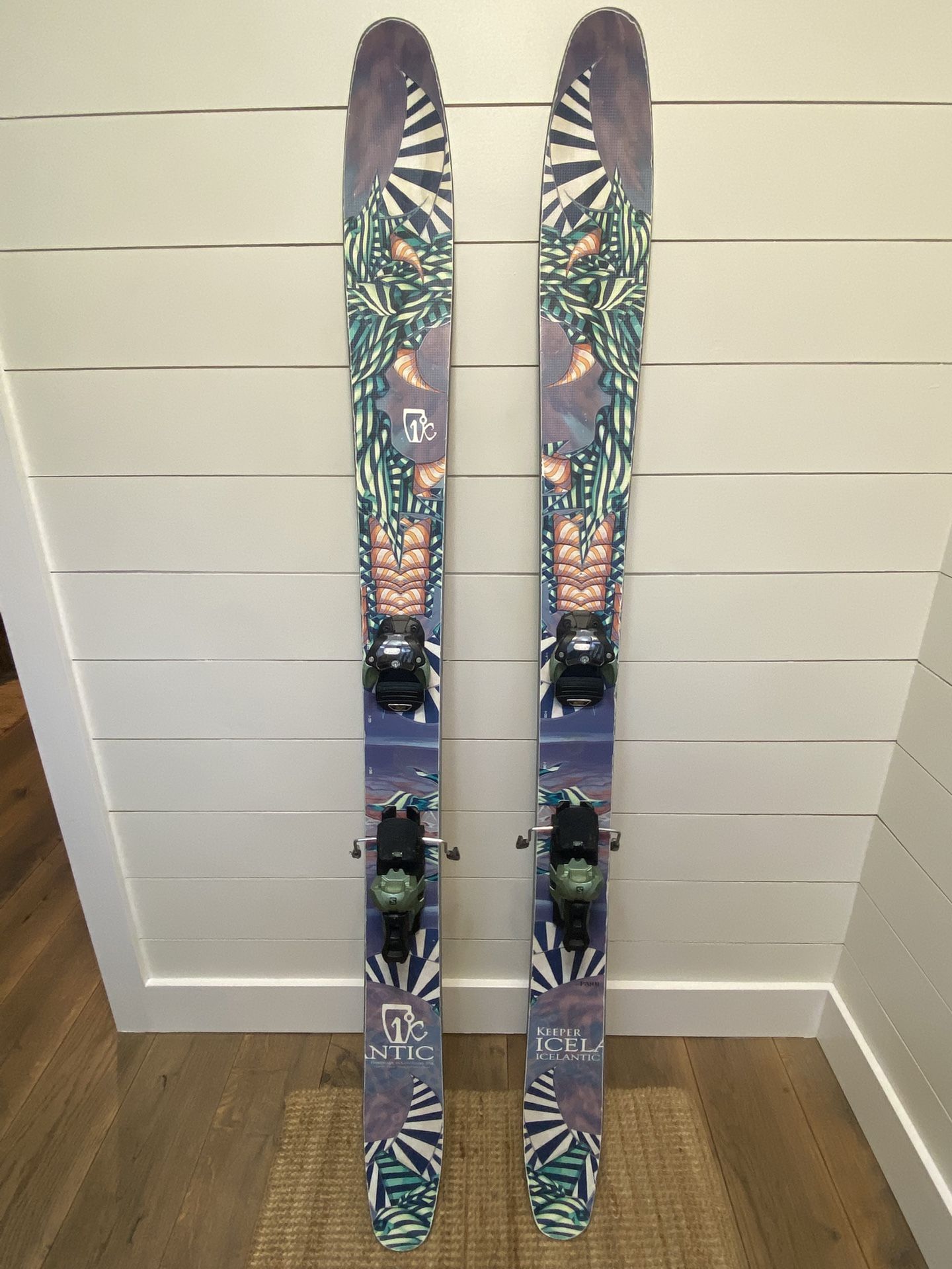 Icelantic Keeper Powder Skis (178 Cm) W/ Salomon Warden 13 Bindings