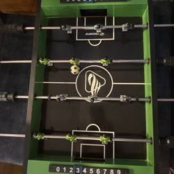 Portable Foosball/Soccer Game 