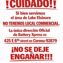 Car Batteries- NEVER USED- Hablamos Español