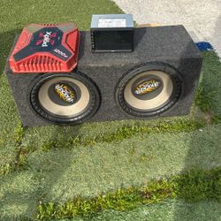 Equipo De Sonido. Subwoofer De 12”.   Todo Por $250  Firme 