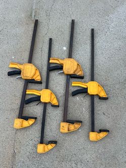 DEWALT Heavy Duty Bar / Trigger Clamps – Set of 4 –