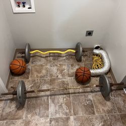 Straight Barbell Weights