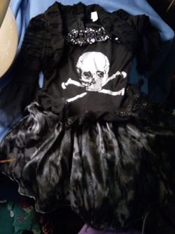 Small 4-6 Girls Pirate Dress