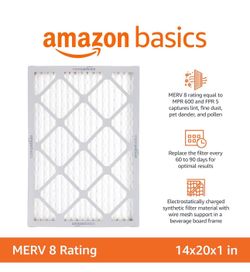 Air Filers 16x20x1 Amazon Basics - New In Box