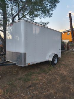 Drop gate toy haule trailer 6x12 ft