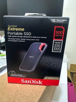 Sandisk Extreme portable SSD 500gb