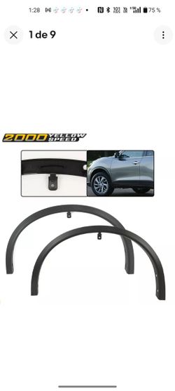 Fit For 2014-2020 Nissan Rogue Front Fender Flare Set LH&RH Side Textured Black