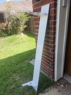 Wooden Display Shelf - White and Green