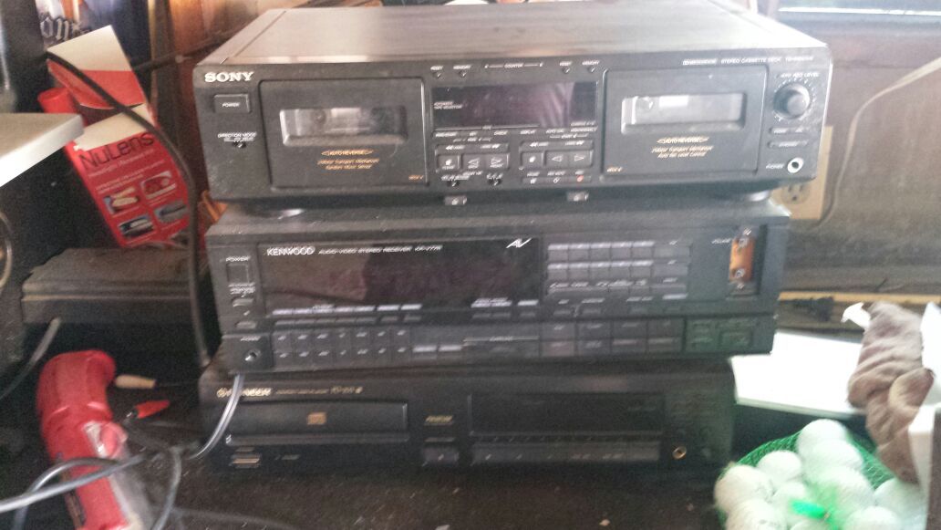 Old school stereo equipment