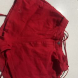 Red Sxy Plus Size Bohemian Style Elastic Style