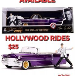 Jada Elvis Presley "1956 Cadillac Eldorado" 1:24 Scale Die-Cast Car & Figurine