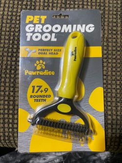 Pet Grooming Tool “Pawradise” 17+9 Rounded Teeth