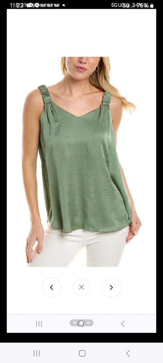 Ruffle Strap Rumple Tank