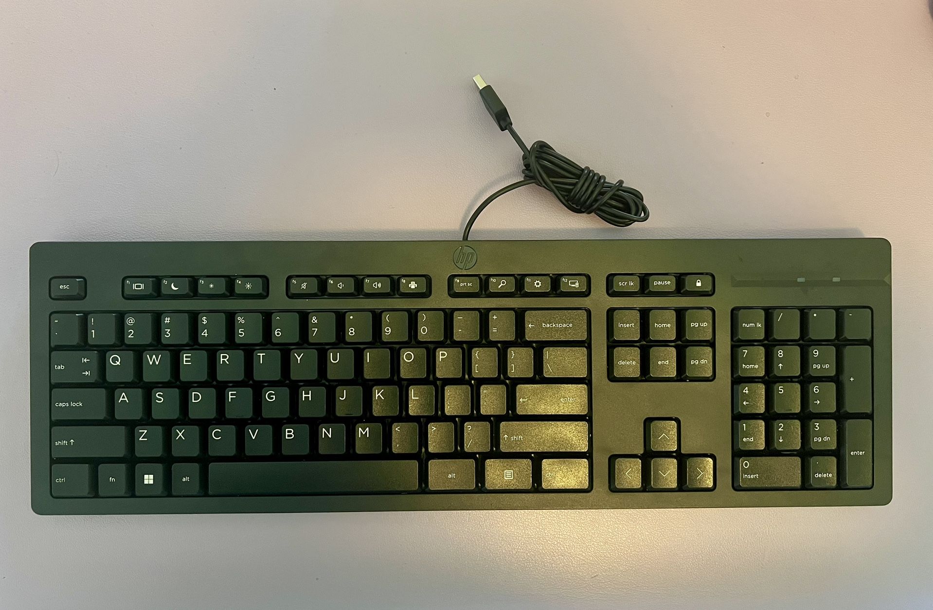HP Full-Sized USB Wired Keyboard – Great Condition