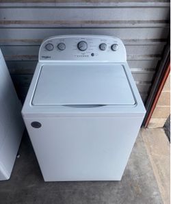 White Whirlpool Washer