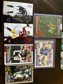 NFL Football Trading Cards Lot of 6