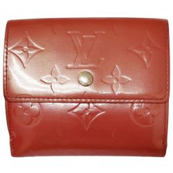 LOUIS VUITTON Vernis Elise Wallet in Framboise 