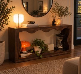 Wood Console Table