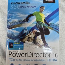 Video editing software cyberlink extreme 360° video maker powerdirector 15