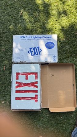 Exit signs