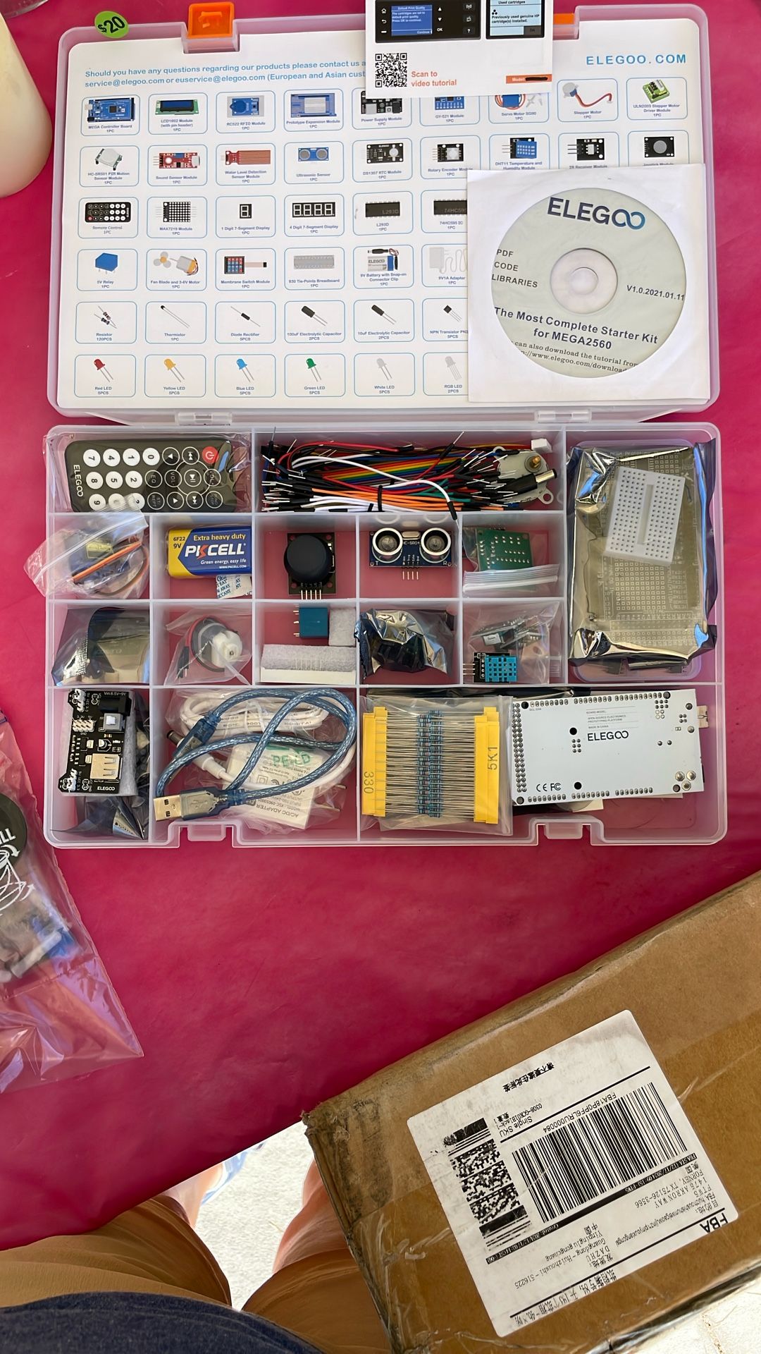 The Most Complete Starter Kit Elegoo STEM Engineering With Tutorial CD