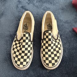 Checkered Vans 