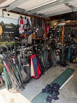 Huge golf garage sale today!!! ⛳️