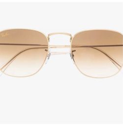 Ray-Ban Aviator Sunglasses Gold Brown Gradient