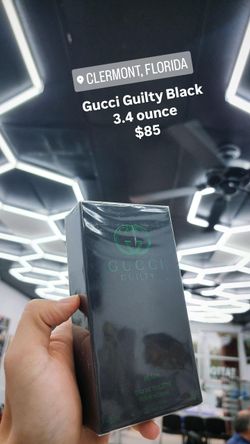 Gucci Guilty Men Black 3.4 Ounce New Sealed Cologne